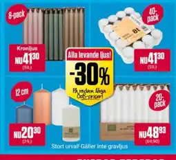 ÖoB Alla levande ljus! erbjuda