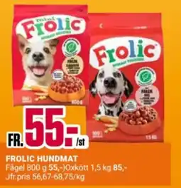 ÖoB Frolic hundmat erbjuda