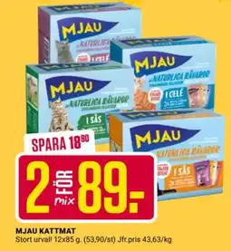 ÖoB Mjau Kattmat erbjuda