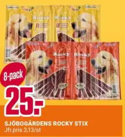 ÖoB Sjöbogårdens Rocky stix erbjuda