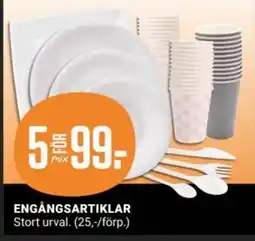 ÖoB Engångsartiklar erbjuda