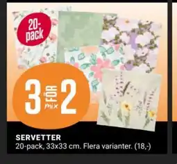 ÖoB Servetter erbjuda