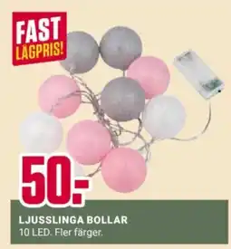 ÖoB Ljusslinga bollar erbjuda