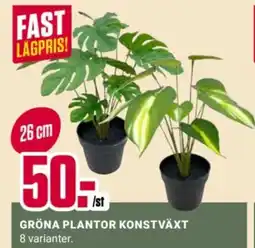 ÖoB Gröna plantor konstväxt erbjuda