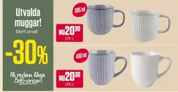 ÖoB Utvalda muggar! erbjuda