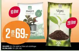 ÖoB Såjord , Blomjord erbjuda