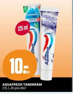 ÖoB Aquafresh tandkräm erbjuda
