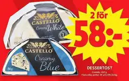 ICA Maxi CASTELLO Dessertost erbjuda
