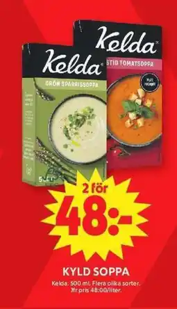 ICA Maxi Kelda Kyld soppa erbjuda