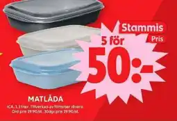 ICA Maxi Matlåda erbjuda