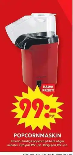 ICA Maxi Popcornmaskin erbjuda