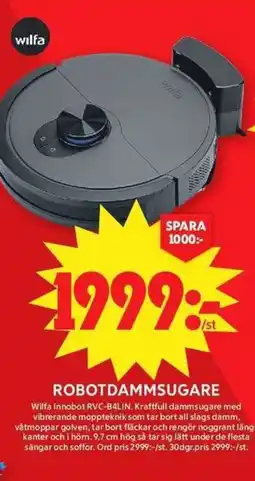 ICA Maxi Wilfa Robotdammsugare erbjuda