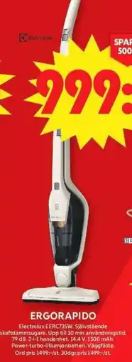 ICA Maxi Electrolux Ergorapido erbjuda