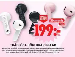 ICA Maxi Urbanista Trådlösa hörlurar in-ear erbjuda