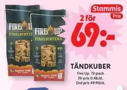 ICA Maxi FIRE UP Tändkuber erbjuda