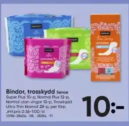 DollarStore Sence Bindor, trosskydd erbjuda