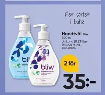 DollarStore Bliw Handtvål erbjuda