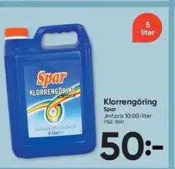 DollarStore Spar Klorrengöring erbjuda