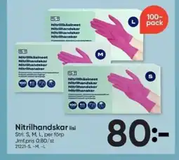 DollarStore Nitrilhandskar iisi erbjuda