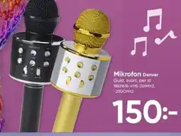 DollarStore Mikrofon Denver erbjuda