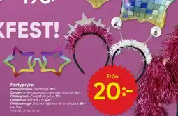 DollarStore Partyprylar erbjuda