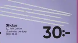 DollarStore Stickor erbjuda