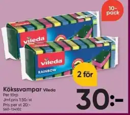 DollarStore Vileda Kökssvampar erbjuda