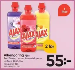 DollarStore AJAX Allrengöring erbjuda