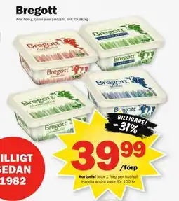 Pekås Bregott, Medlemspris erbjuda