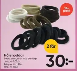 DollarStore Hårsnoddar erbjuda