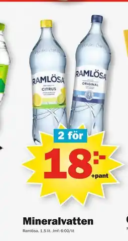 Pekås Mineralvatten erbjuda