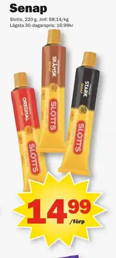 Pekås Senap erbjuda