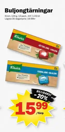 Pekås Buljongtärningar erbjuda