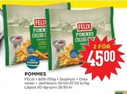 Willys POMMES erbjuda