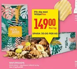 Willys NATURGODIS, Medlemspris erbjuda