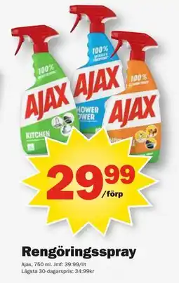Pekås Rengöringsspray erbjuda