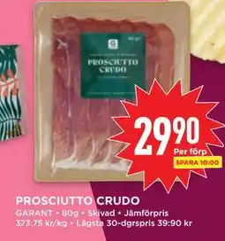 Willys PROSCIUTTO CRUDO erbjuda