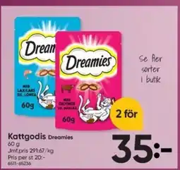 DollarStore Dreamies Kattgodis erbjuda