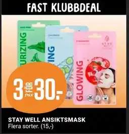 ÖoB STAY WELL ANSIKTSMASK, Medlemspris erbjuda