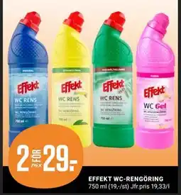 ÖoB EFFEKT WC-RENGÖRING, Medlemspris erbjuda