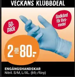 ÖoB ENGÅNGSHANDSKAR, Medlemspris erbjuda