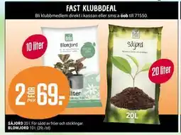 ÖoB BLOMJORD, Medlemspris erbjuda