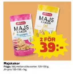 Coop Daglivs Majskakor erbjuda