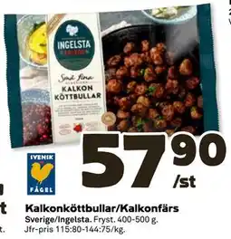Coop Daglivs Kalkonköttbullar/Kalkonfärs erbjuda
