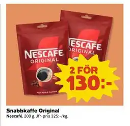Coop Daglivs Snabbkaffe Original erbjuda