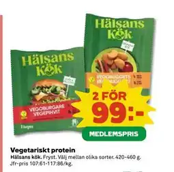 Coop Daglivs Vegetariskt protein, Medlemspris erbjuda