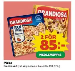 Coop Daglivs Pizza, Medlemspris erbjuda