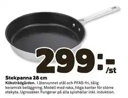 Coop Daglivs Stekpanna 28 cm erbjuda