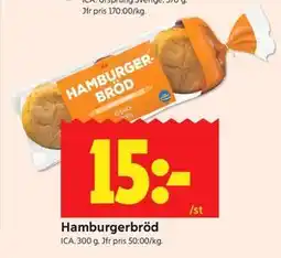 ICA Kvantum Hamburgerbröd erbjuda