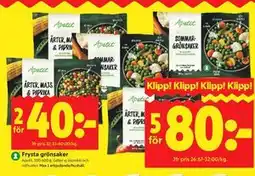ICA Kvantum Frysta grönsaker erbjuda